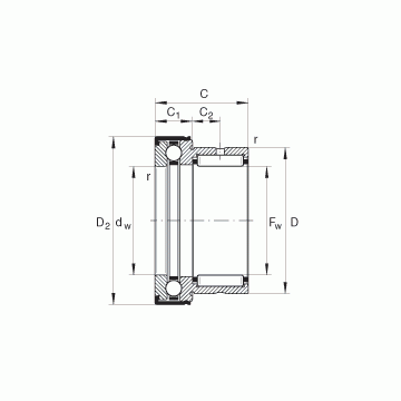 NKX25-Z INA NKX25-Z INA Complex Bearings #1 image