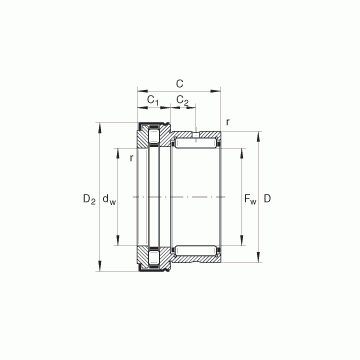 NKXR40-Z INA NKXR40-Z INA Complex Bearings #1 image